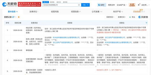 吉利旗下吉行科技公司增资至6.3亿，增幅约322%，